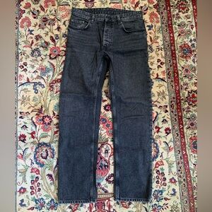Zara Straight Fit Jeans - Black - 34”